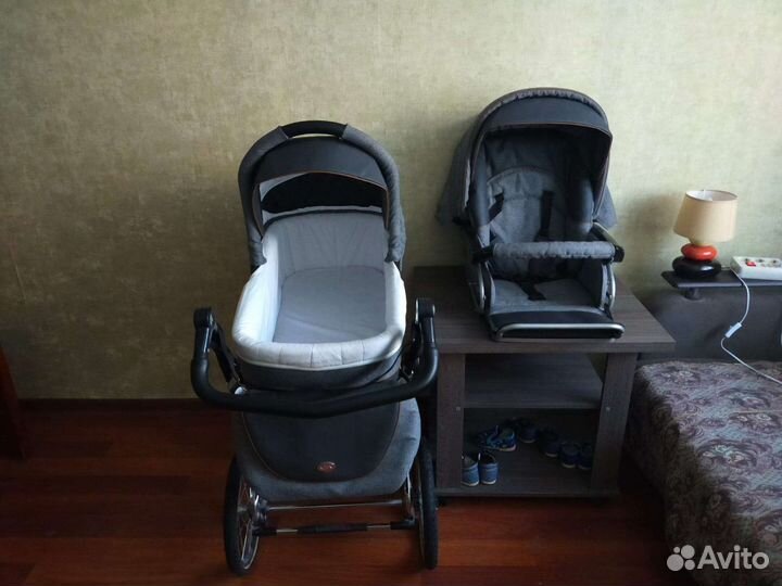 Коляска Roan, Emma Classic 2 в 1 (Titanium)