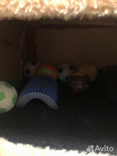 Домик для кошки с когтеточкой