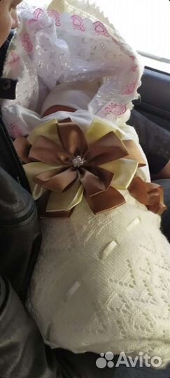 Бант на выписку для новорожденных