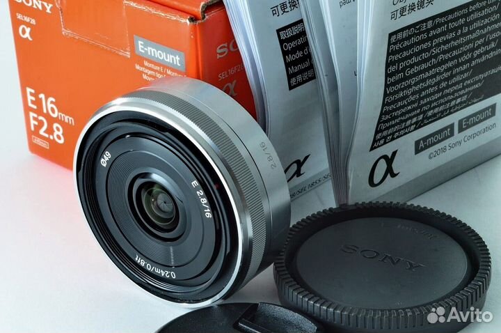 Sony A3000 Е-mount c oбъективом 16мм 2.8