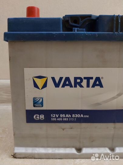 Аккумулятор автомобильный б/у Varta 95aч