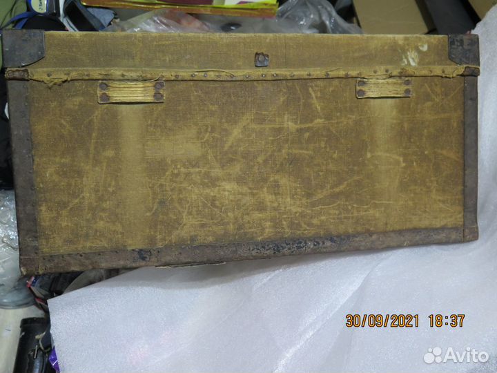 Дорожный сундук.спб конец XIX в Фабрика дорожных в