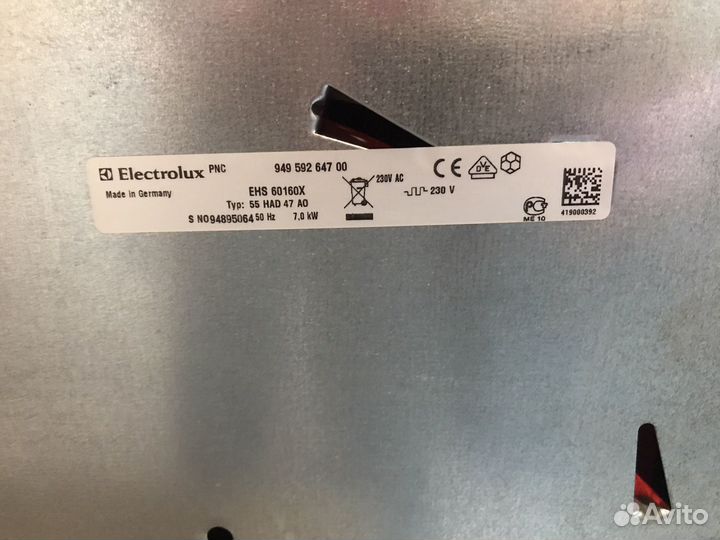 Варочная панель electrolux