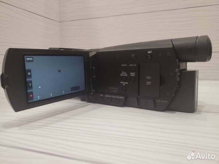 Видеокамера sony FDR-AX100 4k