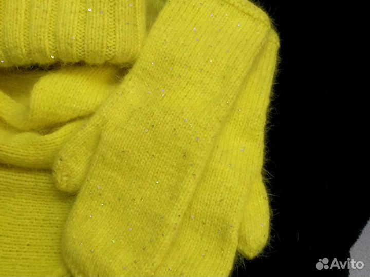 Шапка зимняя женская пух норки