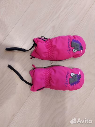 Варежки зимние детские непромокаемые