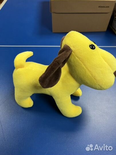 Мягкая игрушка. Желтая собачка