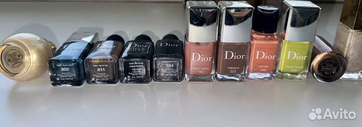 Лаки Cnanel,Dior,YSL,EL,Guerlain