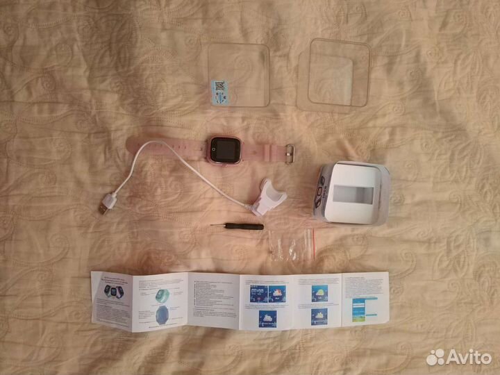 Детские часы с gps wonlex кт01 водонепроницаемые