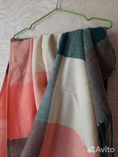 Палантин шарф теплый