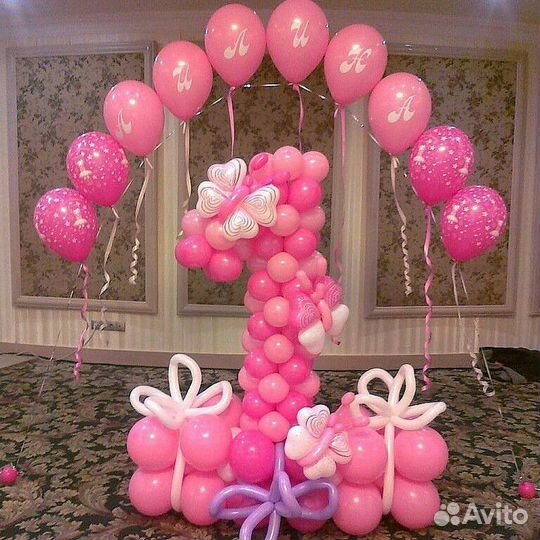 Воздушные шары и фигурки