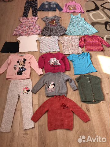Вещи на девочку пакетом с 3 до 5 лет
