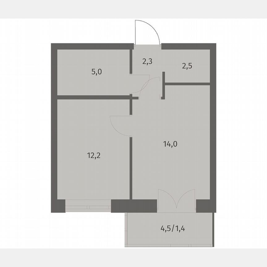 1-к. квартира, 37,5 м², 7/11 эт.