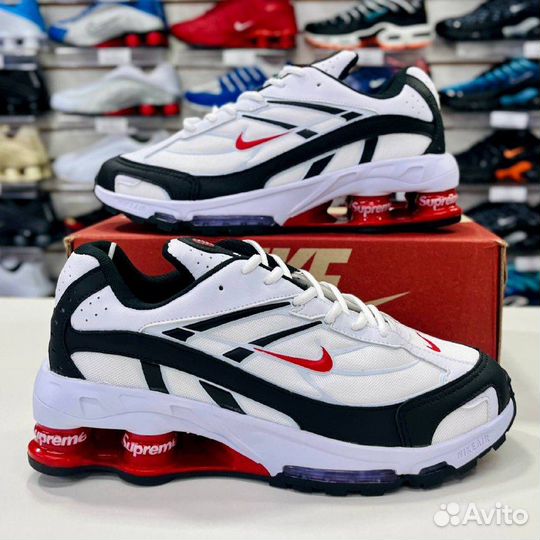 Кроссовки Nike Air Shox Ride 2 White Red Running