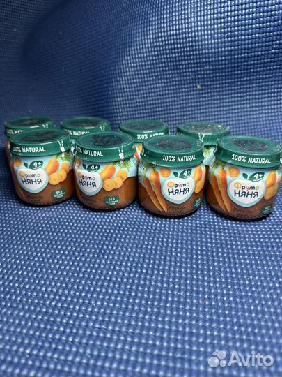 Детское пюре фрутоняня морковь