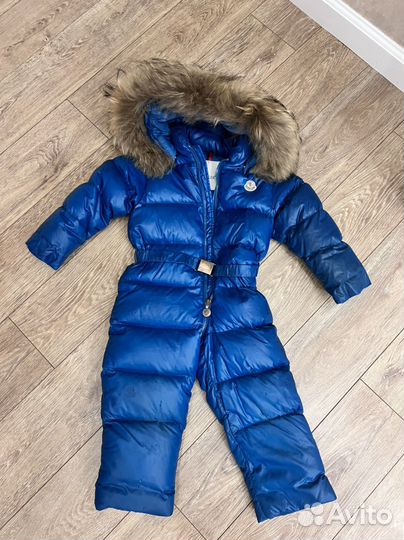 Пуховик комбинезон Moncler