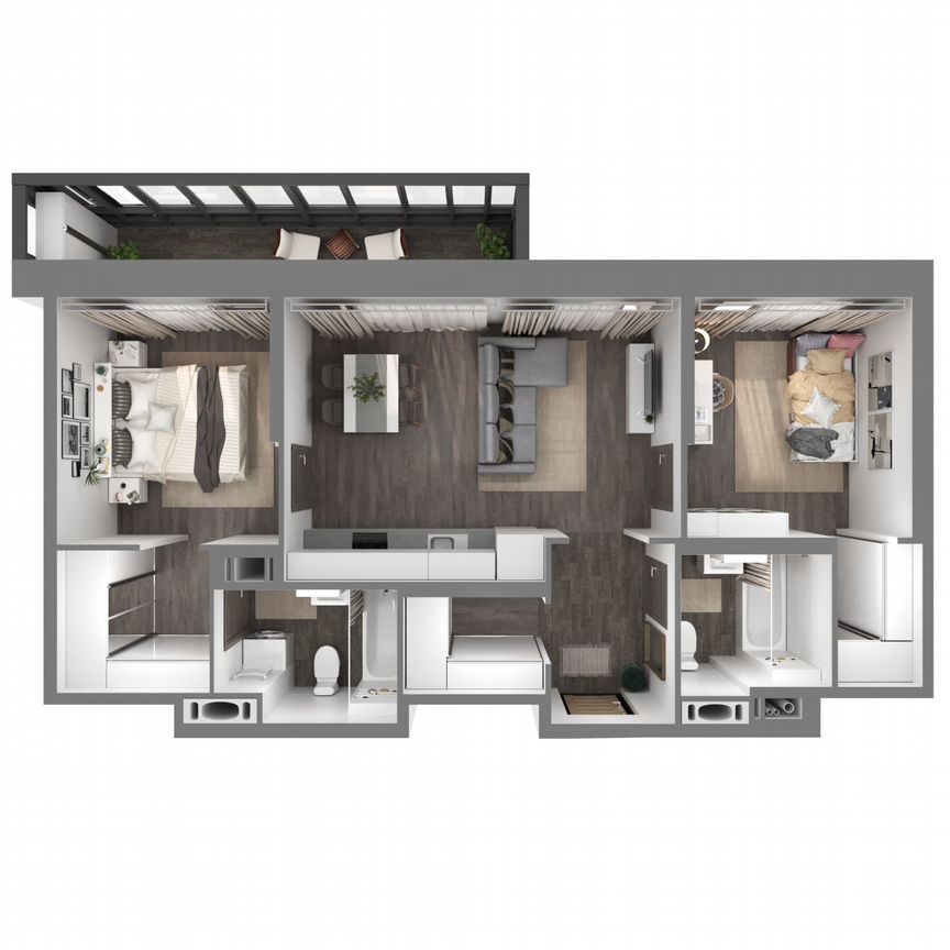 2-к. квартира, 63,5 м², 16/23 эт.
