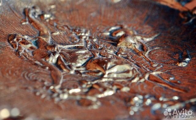 Большая анкварная ваза для фруктов- бронза Франция