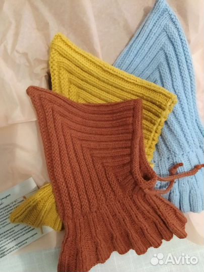 Шапка- шлем осенняя