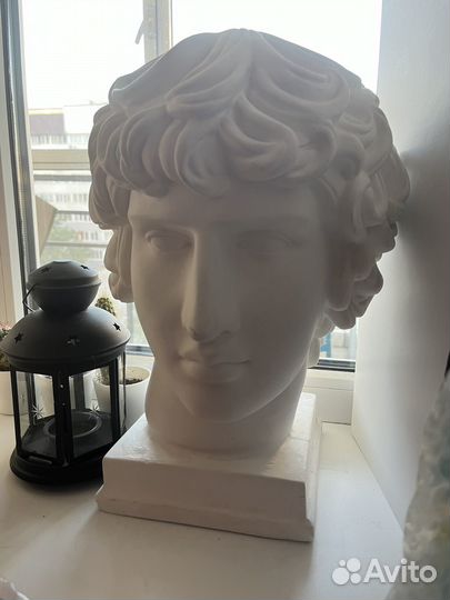 Гипсовая голова Антиноя