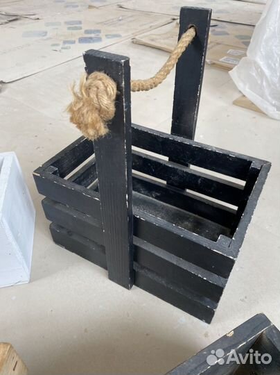 Яшики коробочки для декора, цветов, специй