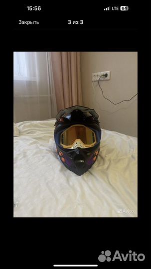 Мотошлем кроссовый