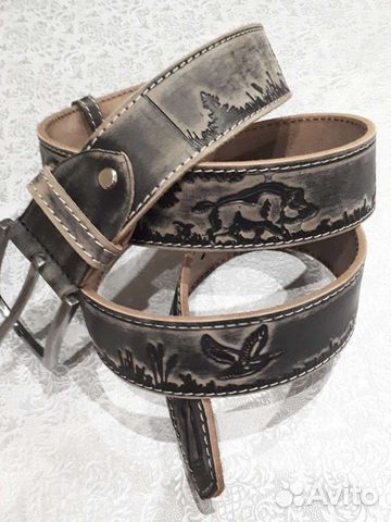 Кожаный ремень охота