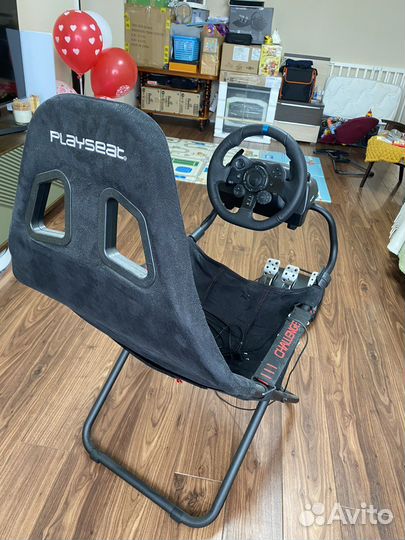 Playseat challenge + logitech g923 +shifter