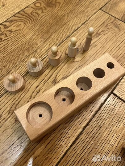 Сортер цилиндры Монтессори