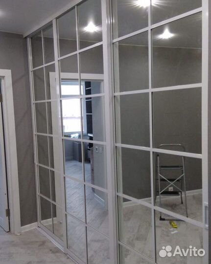 Двери купе с английской решеткой шк-137