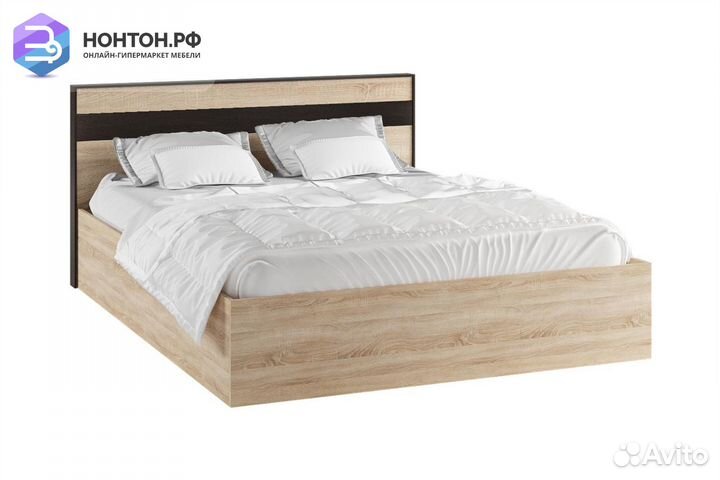 Кровать Лирика лк-1 дуб сонома / венге