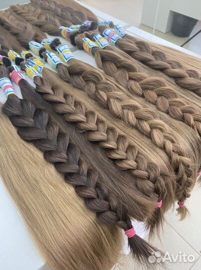 Детские натуральные волосы любой длины