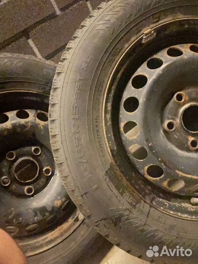 Колеса в сборе r15 зимние 195x65