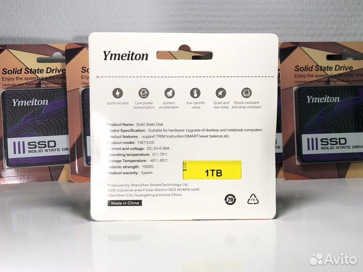 SSD 1tb SATA Ceamere новый для компьютера ноутбука