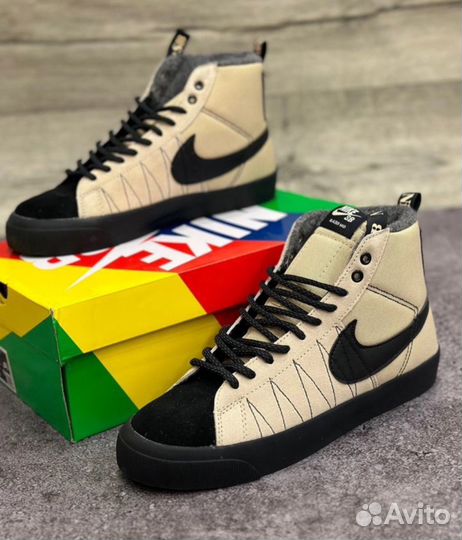 Новые Кроссовки Nike SB Zoom Blazer Mid. Зима