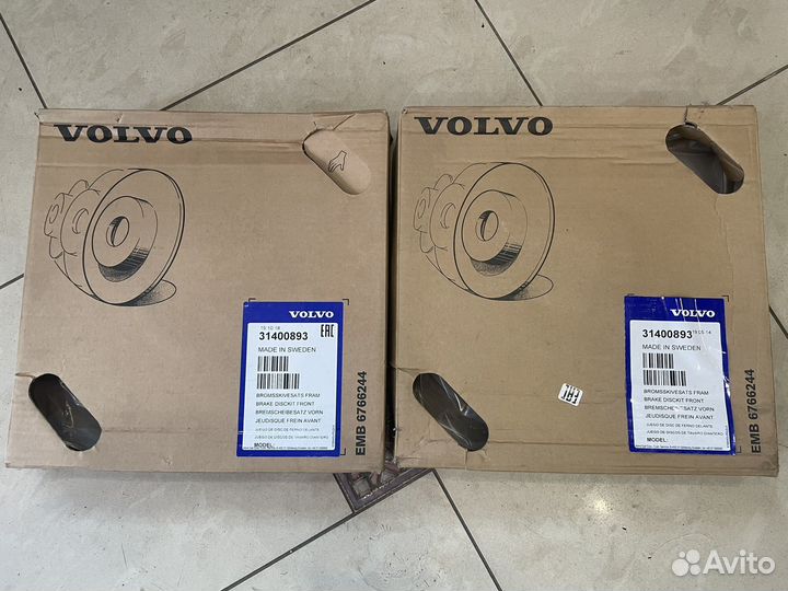 Диск тормозной volvo 31400893 XC90
