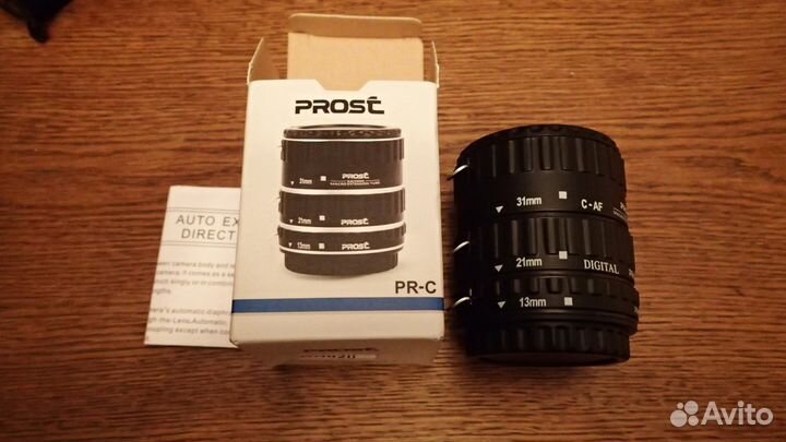 Макрокольца с автофокусом на фотоаппарат Canon