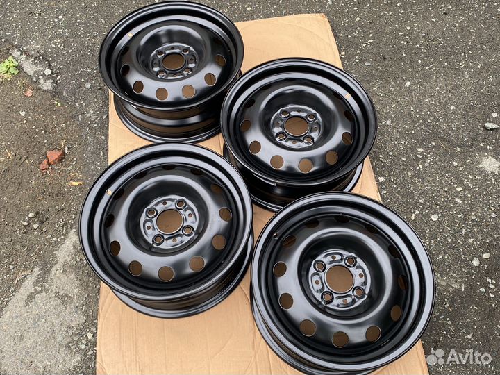 Штампованные диски Магнетто black ваз, R14, 4 шт