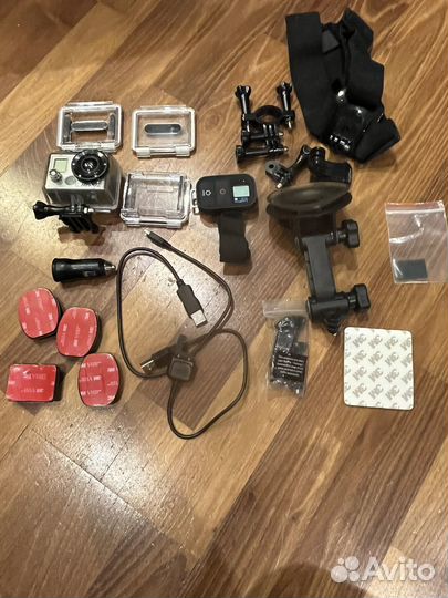 Gopro2 с пультом управления и крепежом