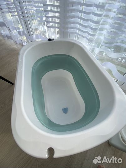 Ванночка для купания складная с термометром