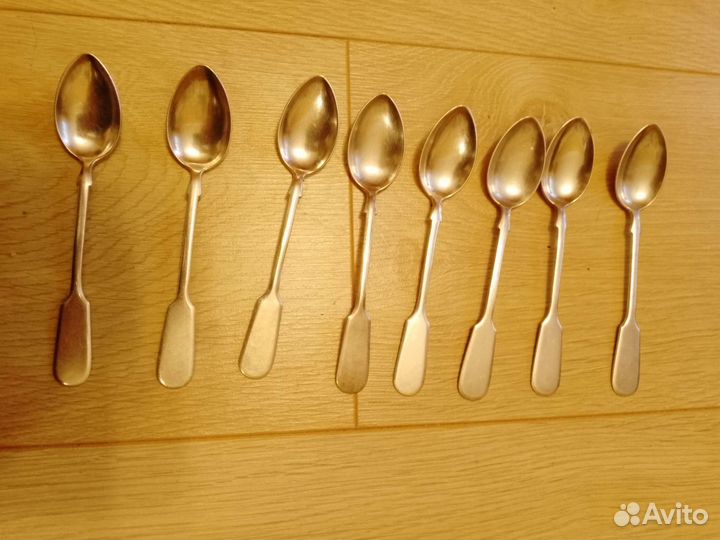 Чайные ложки серебро 875проба