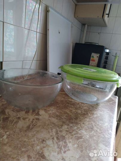 Миска стеклянная