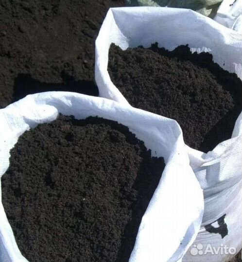 Доставка чернозема в мешках