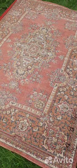 Винтажный Ковер СССР 136*200, шерстяной со стены