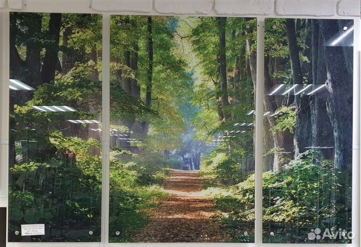 Модульная картина из стекла