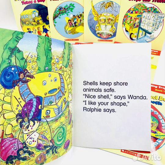 THE magic school BUS phonics книги с озвучкой