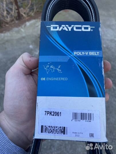 Новый ремень Поликлиновый Dayco 7PK2061