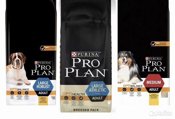 Корм Про План 18 кг для собак с курицей