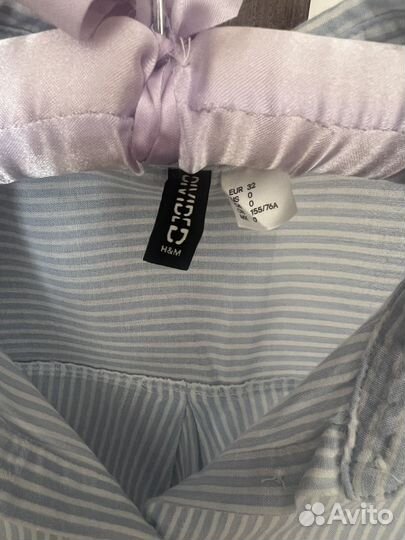Женская рубашка H&M офисная / пляжная