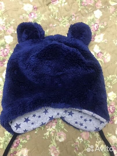 Шапка детская мишка